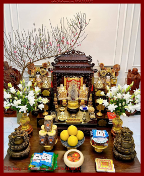 Bàn Thờ Thần Tài Thổ Địa Chân Nghê